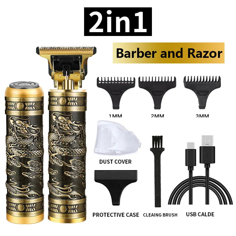 2024 Best 2-in-1 Rechargeable Hair Trimming and Razor Machines
